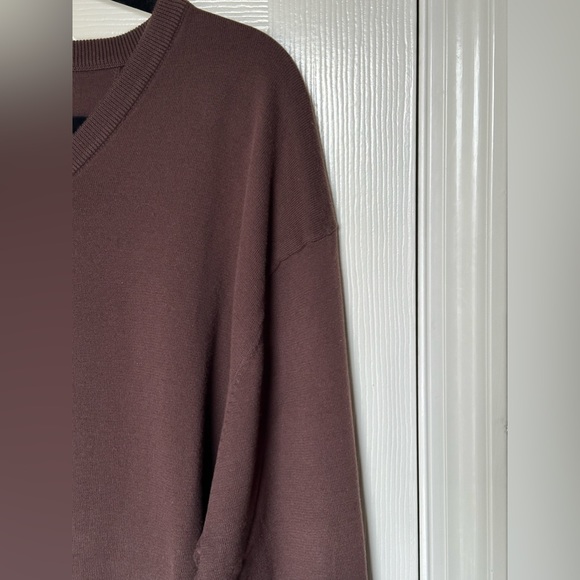 PING Golf Chocolate Brown V Neck Sweater XXL - Picture 3 of 8